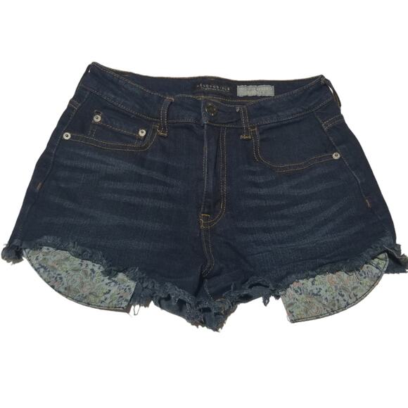 Aeropostale Pants - Aeropostale Shorts 4 High Waisted Shortie Shorty Denim